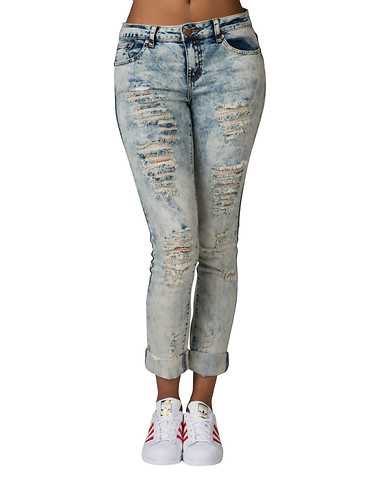 ESSENTIALS WOMENS Blue Clothing / Jeans