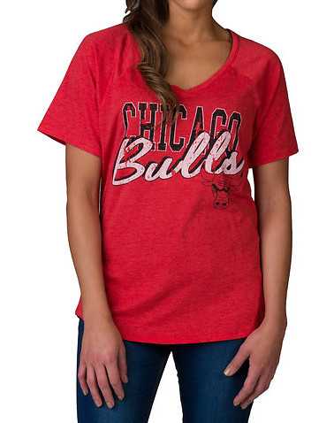MITCHELL AND NESS WOMENS Red Clothing / Tops