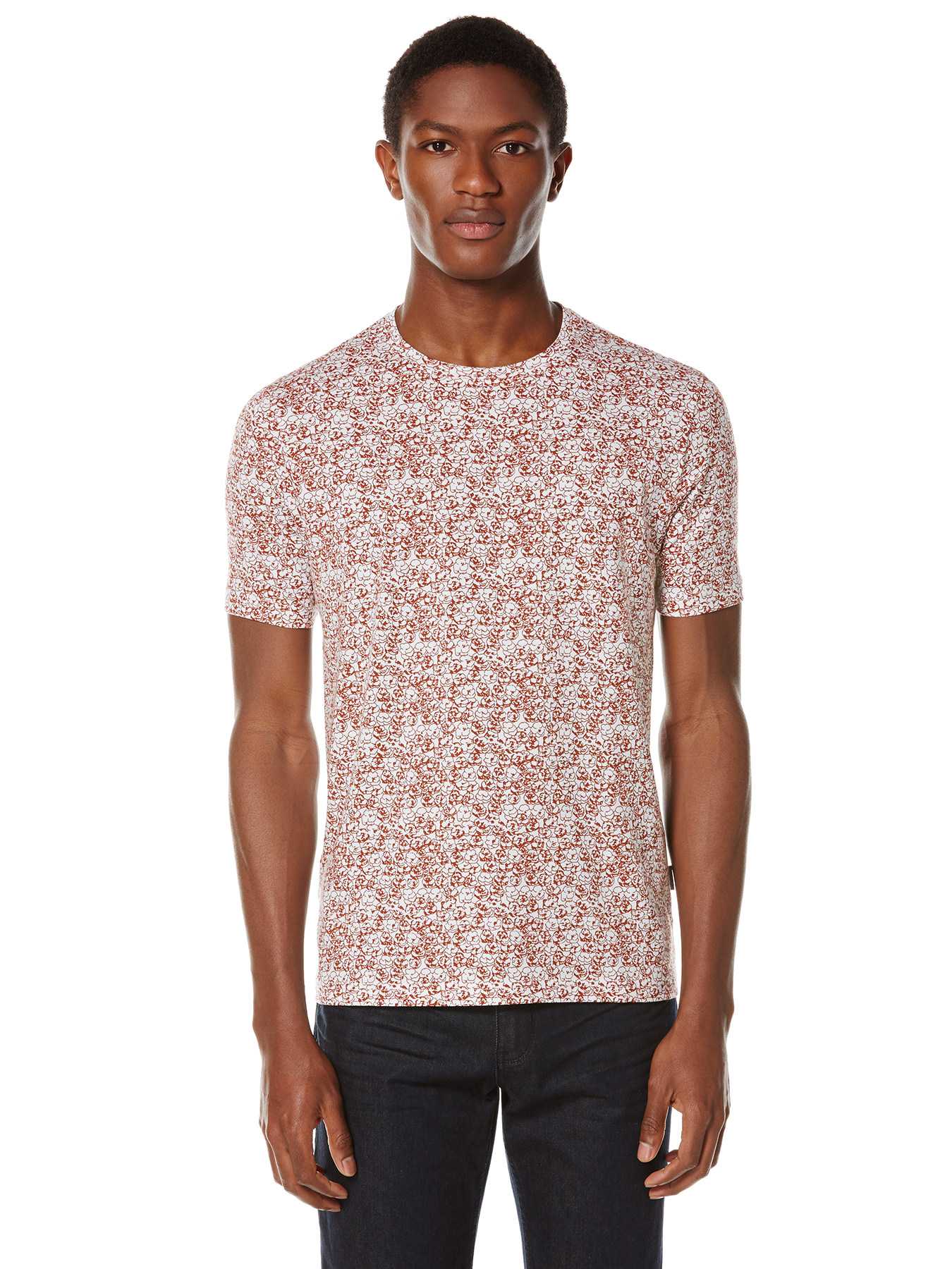 Perry Ellis Short Sleeve Floral T-Shirt