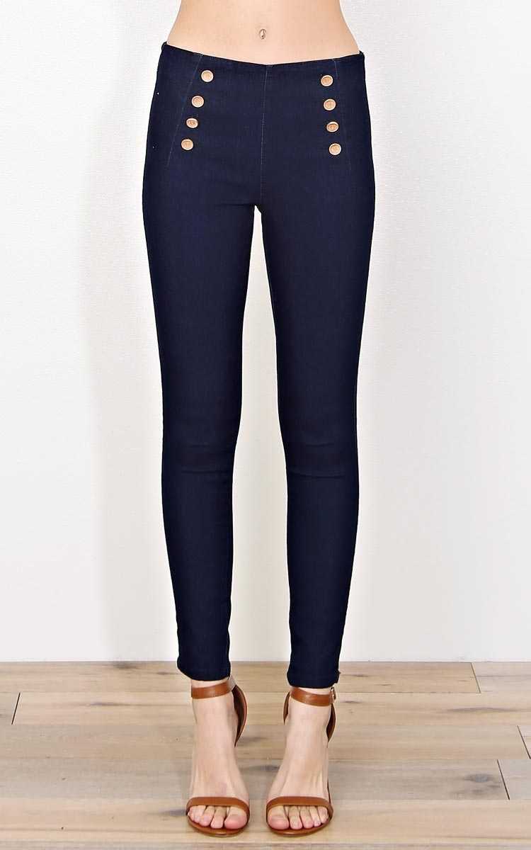 Cher High Waisted Skinny Jeans - - Denim in Size by Styles For Less