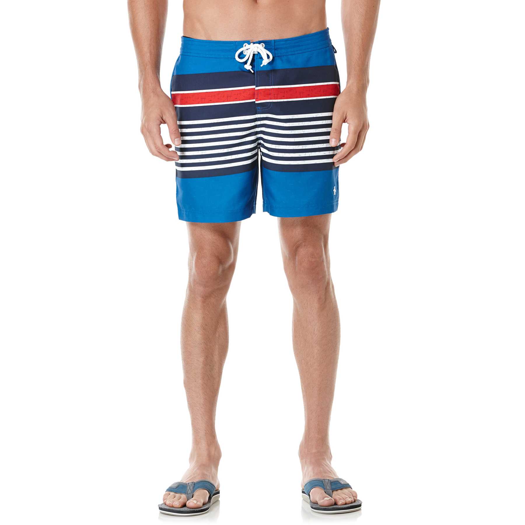 Original Penguin ENGINEERED STRIPE  PRINT FIXED VOLLEY