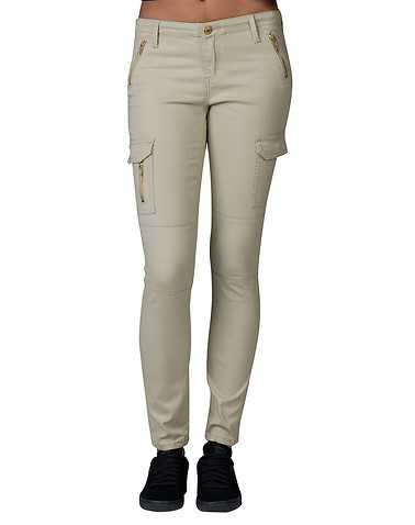 ESSENTIALS WOMENS Beige-Khaki Clothing / Bottoms