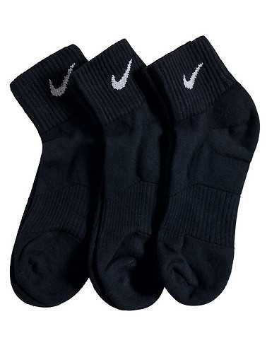NIKE MENS Black Accessories / Socks L