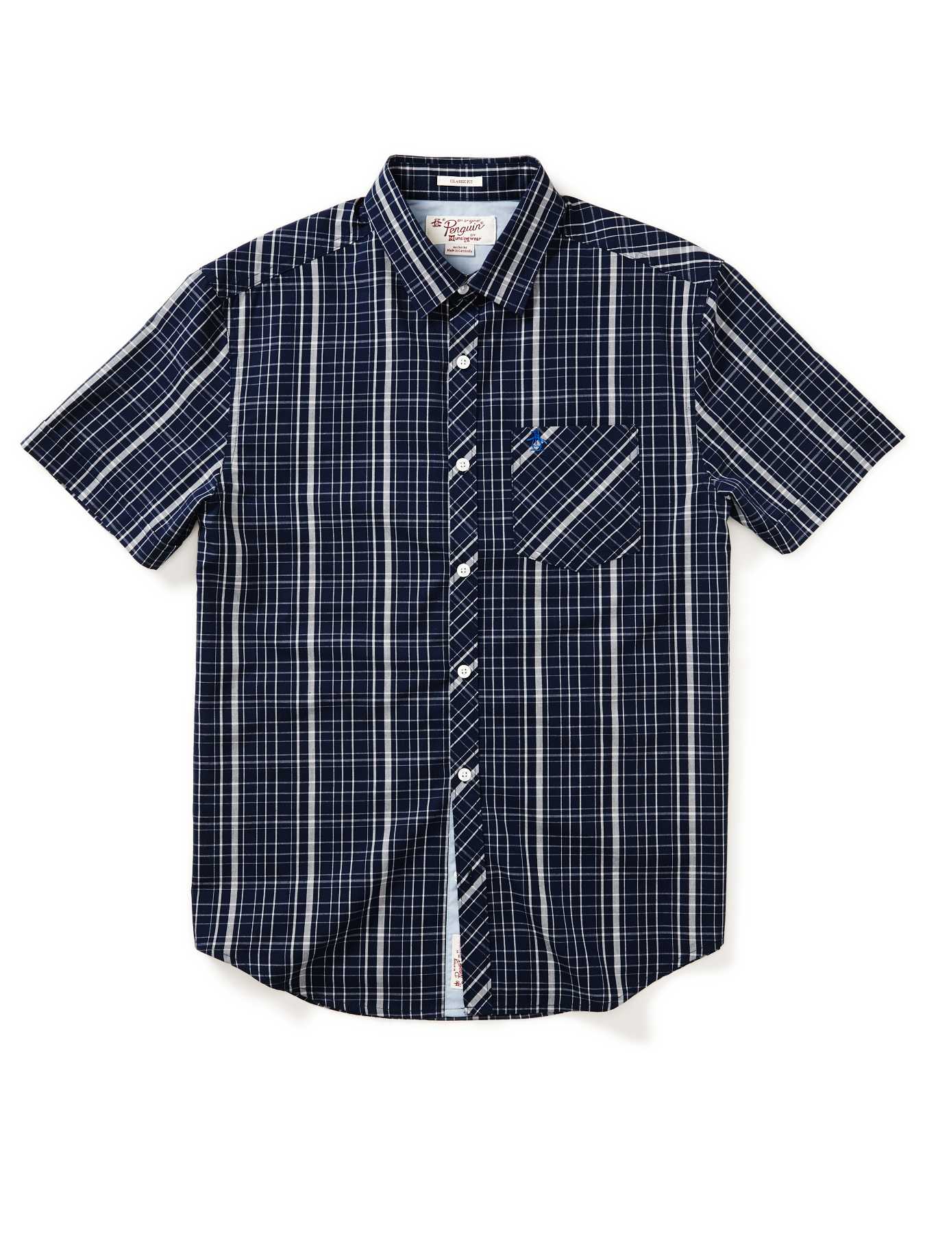 Original Penguin MOD PLAID SHORT SLEEVE SHIRT