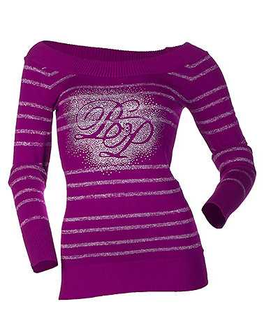 BABY PHAT WOMENS Medium Purple Clothing / Sweaters M
