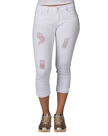 ESSENTIALS WOMENS White Clothing / Denim Shorts