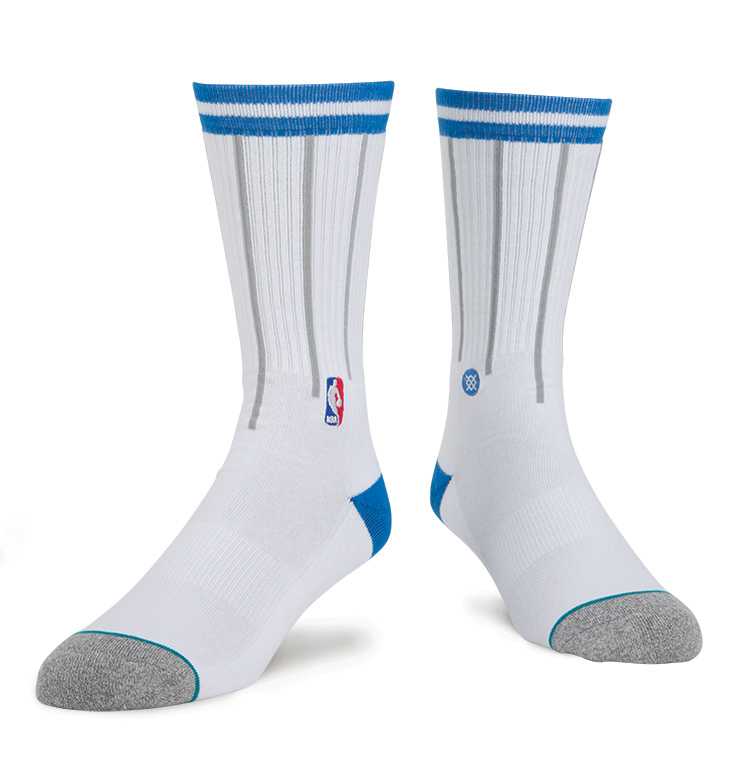 Stance Magic Casual Core WHT L NBA Casual Socks