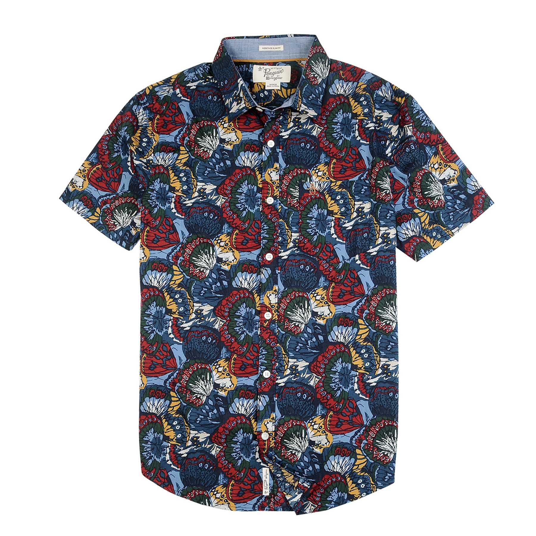 Original Penguin BUTTERFLY CAMO PRINTED SHIRT