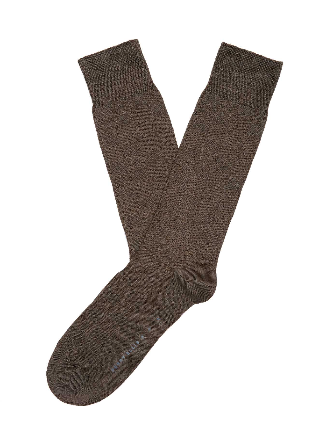 Perry Ellis Textured Square Dot Sock