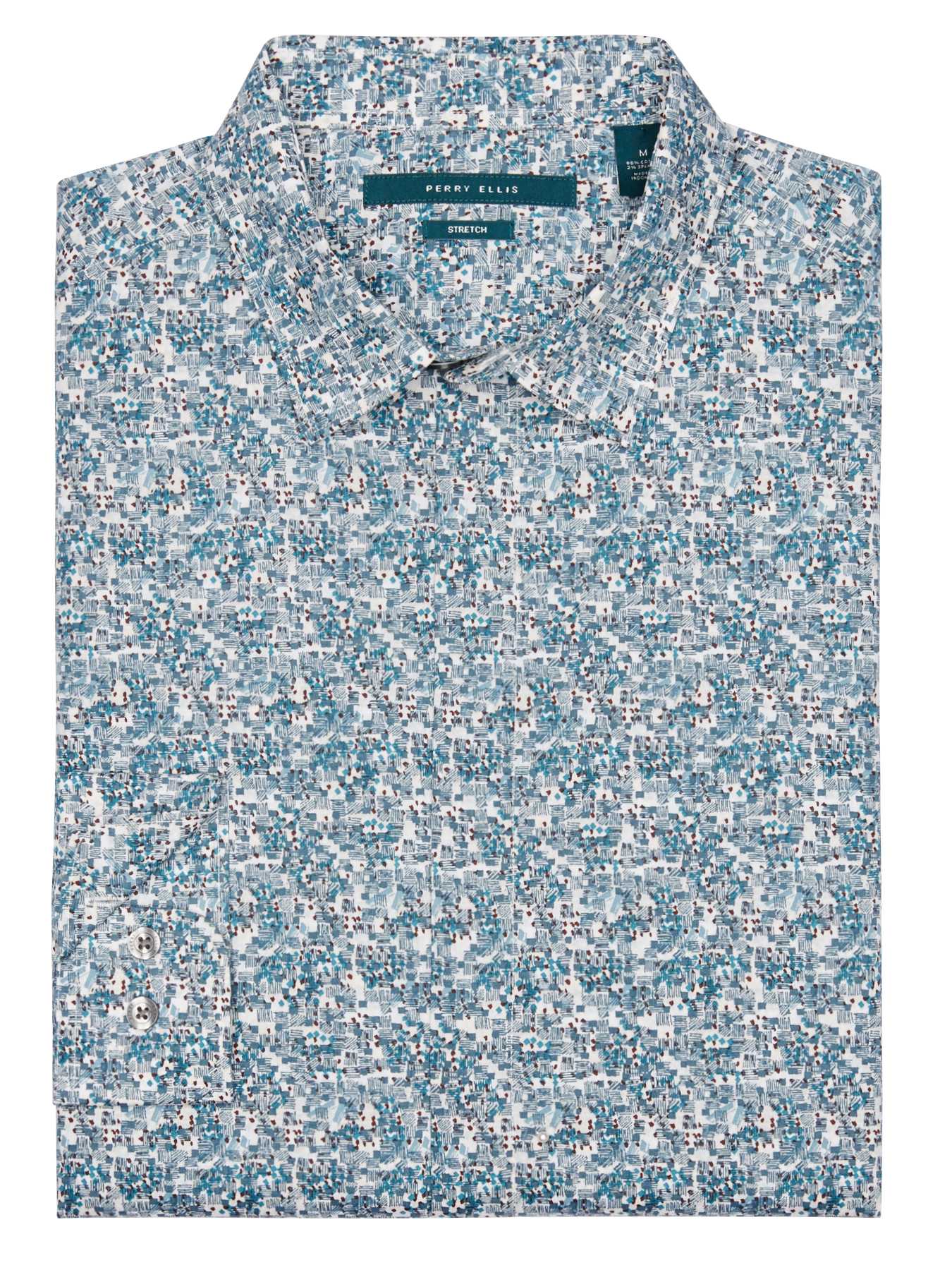 Perry Ellis Exclusive Tonal Etch Print Shirt