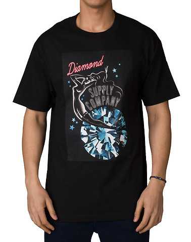 DIAMOND SUPPLY COMPANY MENS Black Clothing / Tops L