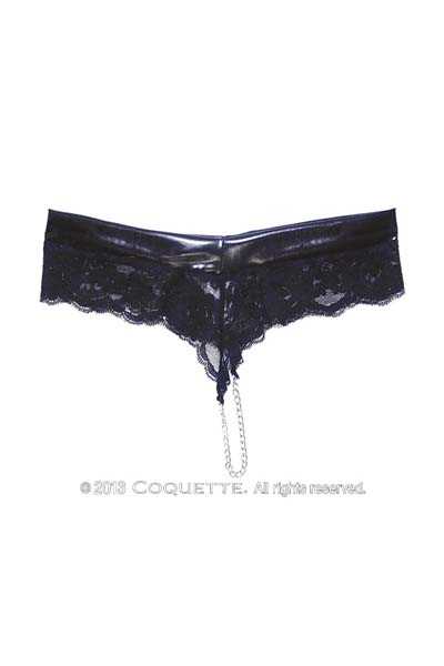 Black Chain Panty