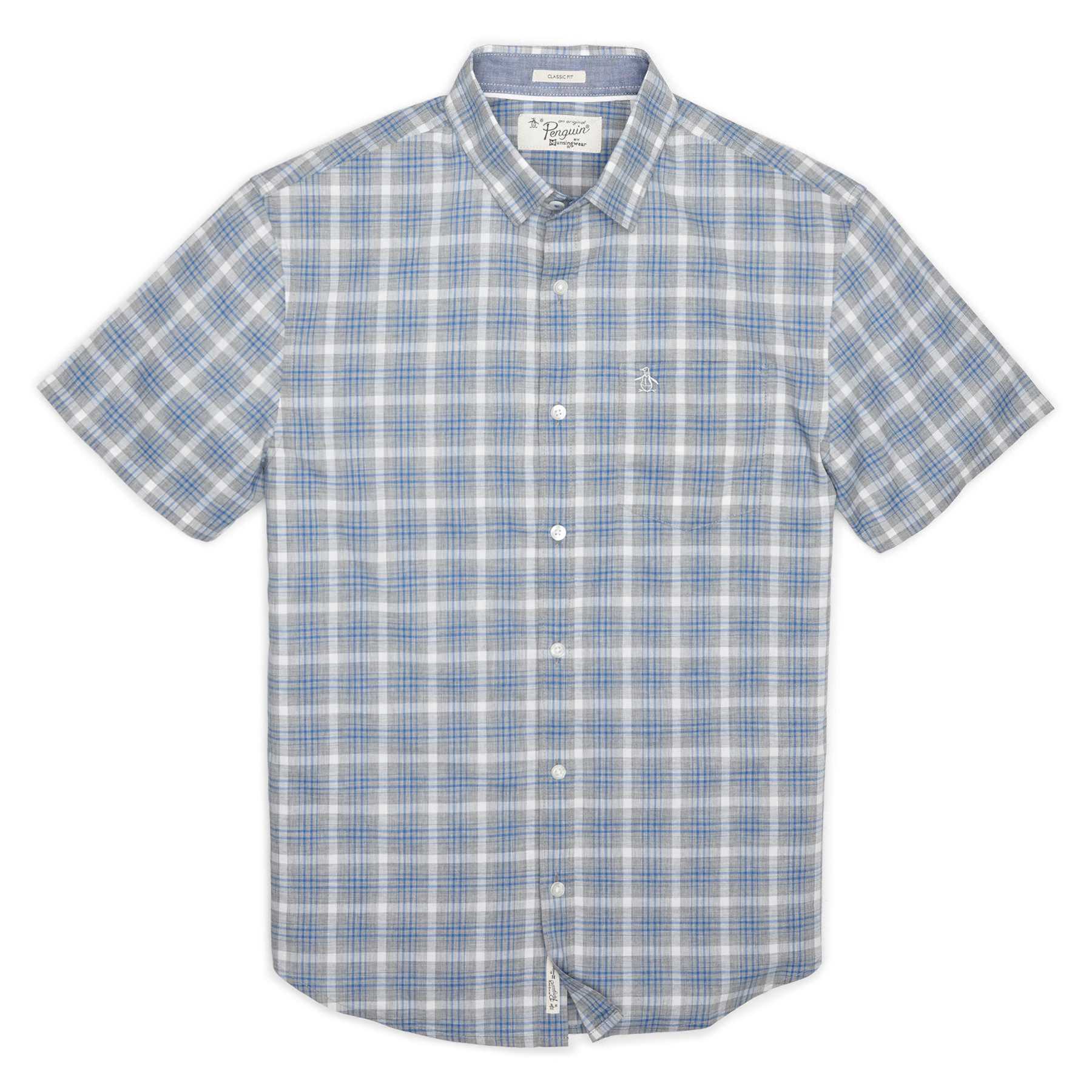 Original Penguin P55 HEATHER PLAID SHIRT