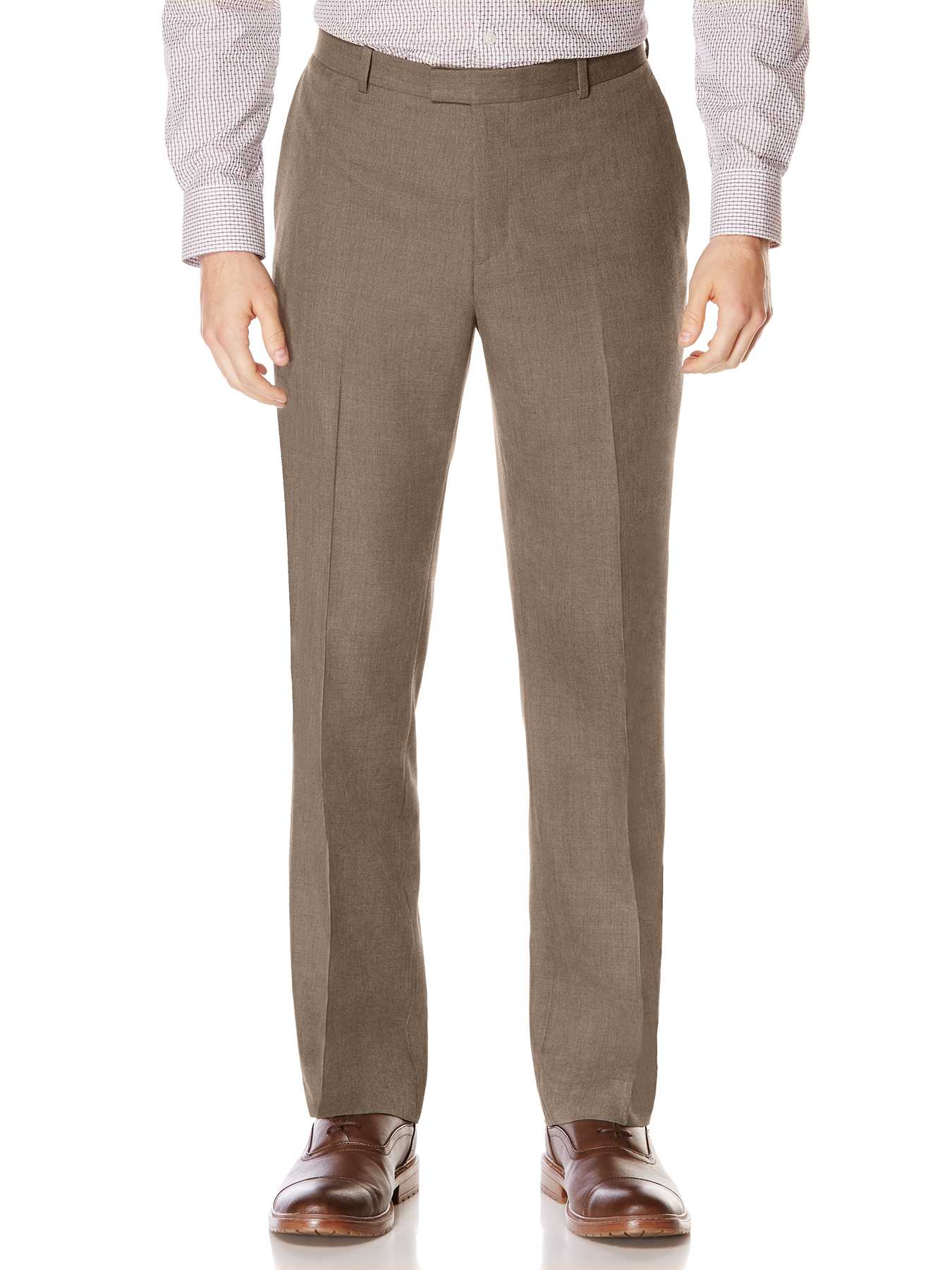 Perry Ellis Big and Tall Subtle Pattern Twill Suit Pant