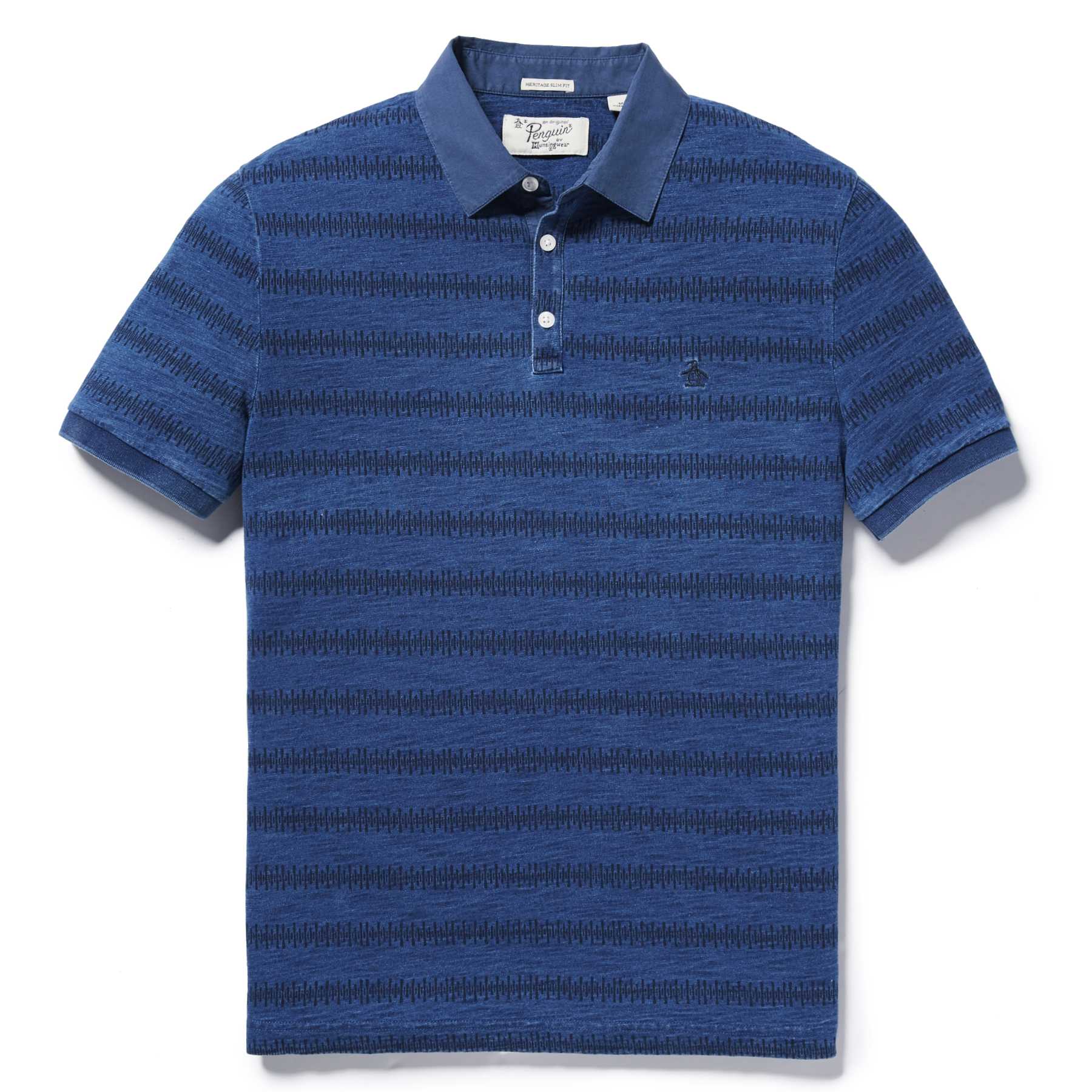 Original Penguin INDIGO PRINTED POLO