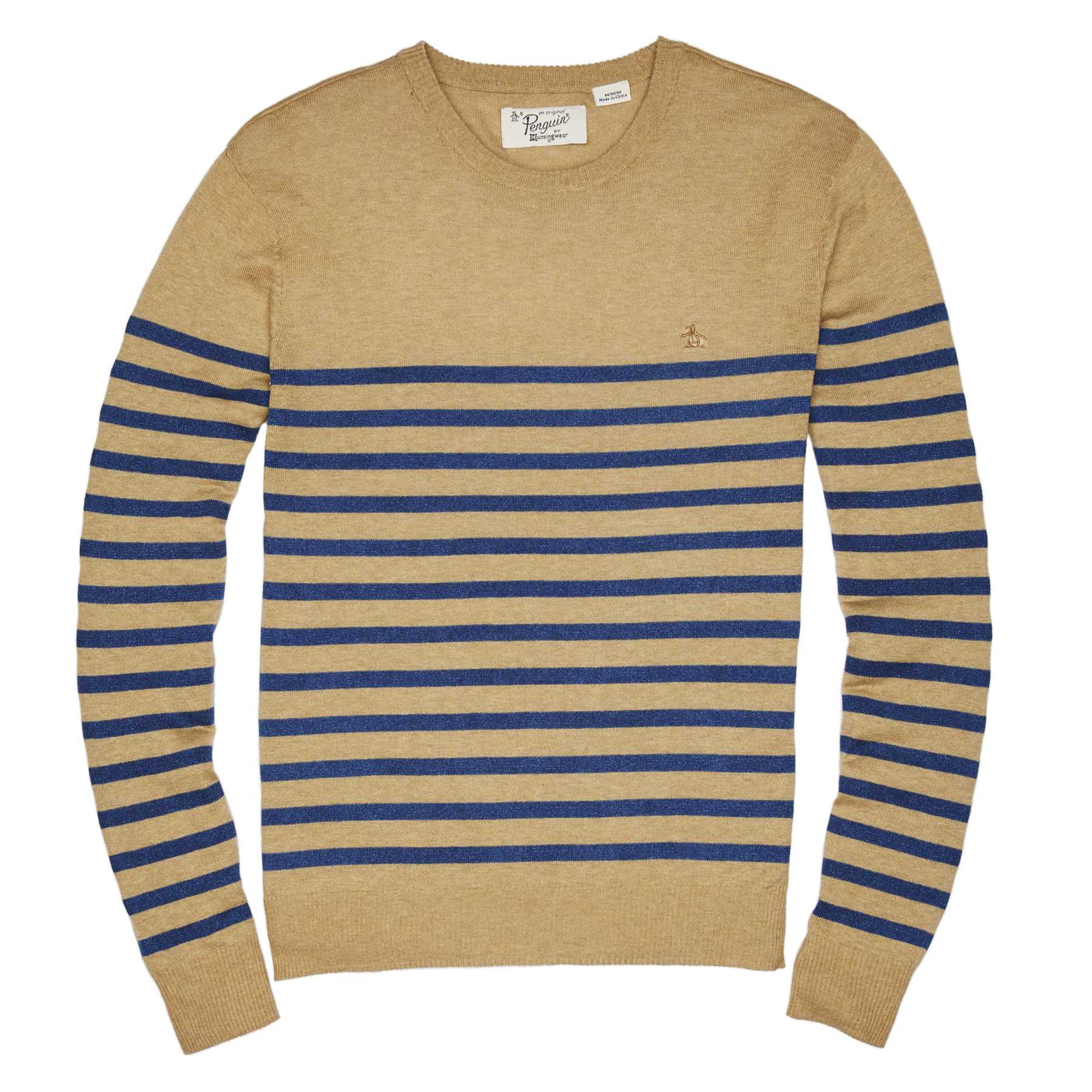 Original Penguin STRIPE CREW NECK SWEATER