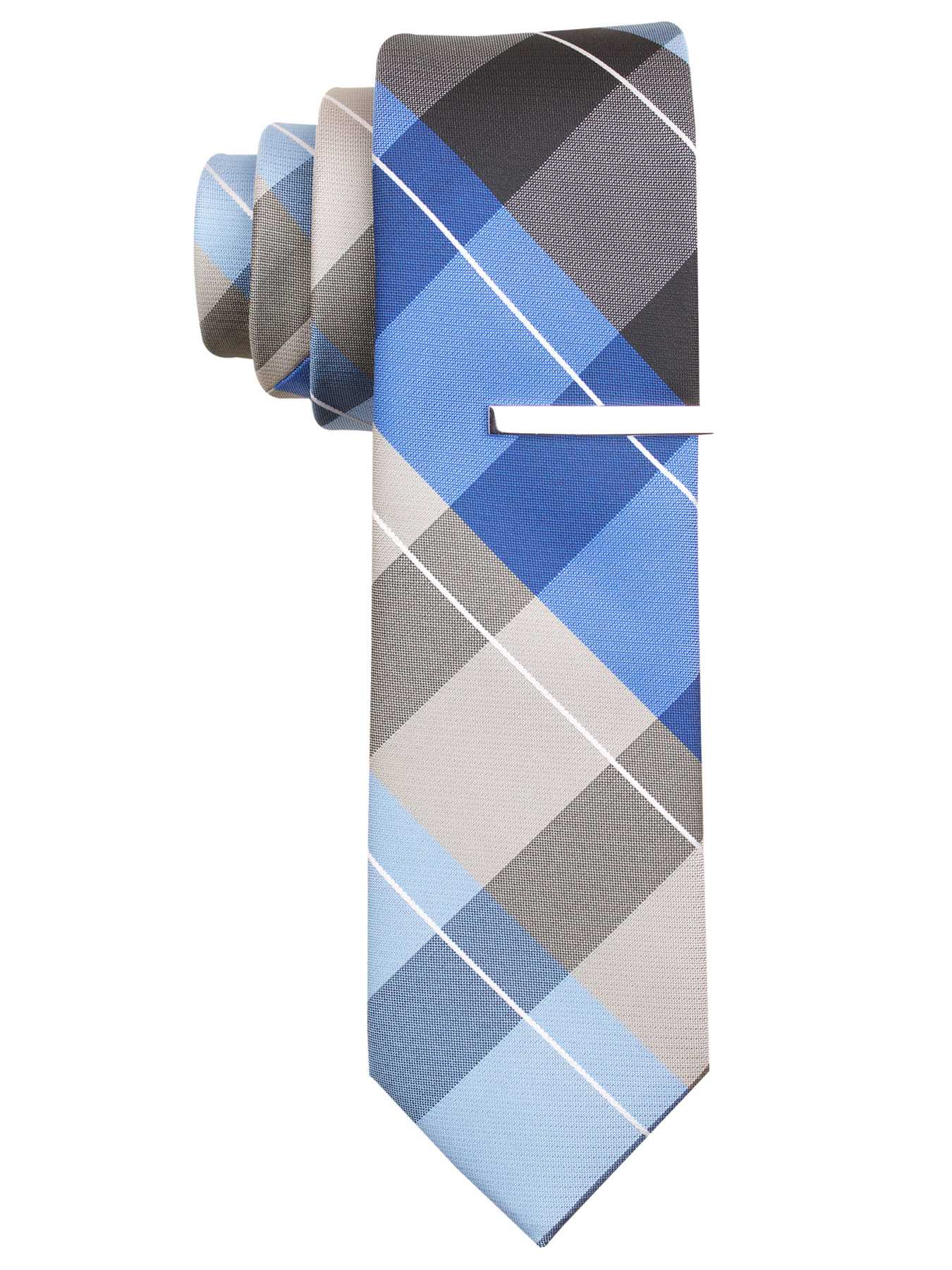 Perry Ellis Denmark Plaid Tie
