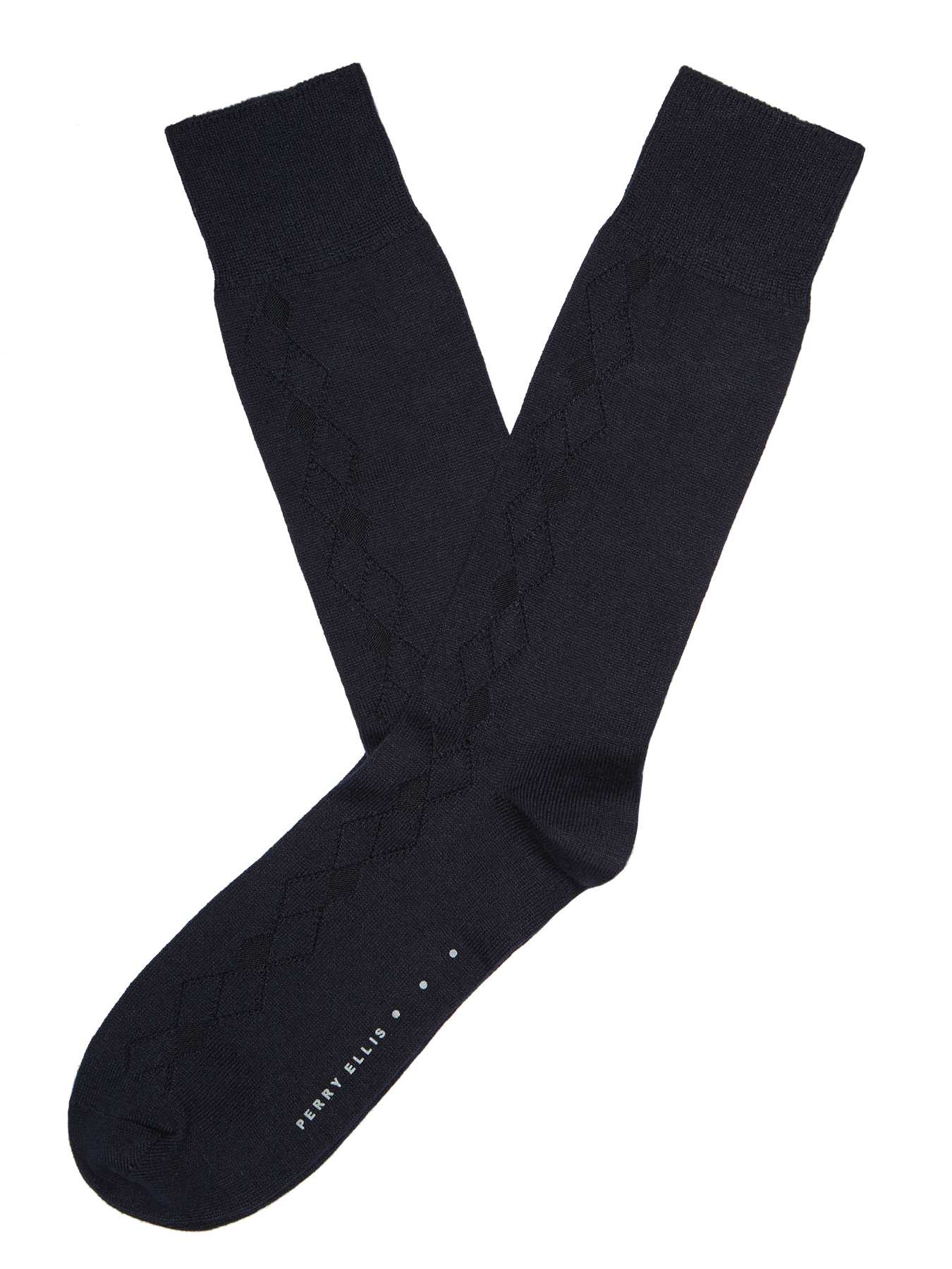 Perry Ellis Textured Portfolio Sock