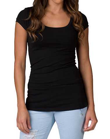 ESSENTIALS WOMENS Black Clothing / Tops