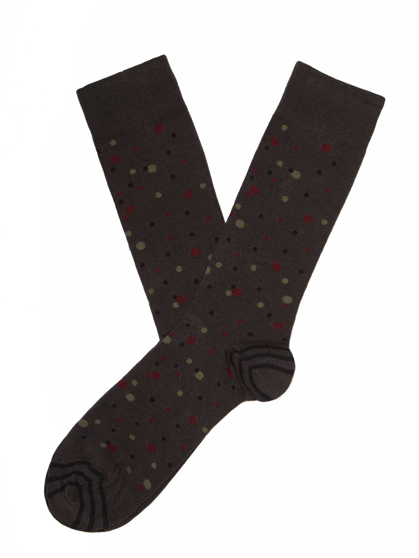 Perry Ellis Cotton Modal Fun Dot Sock