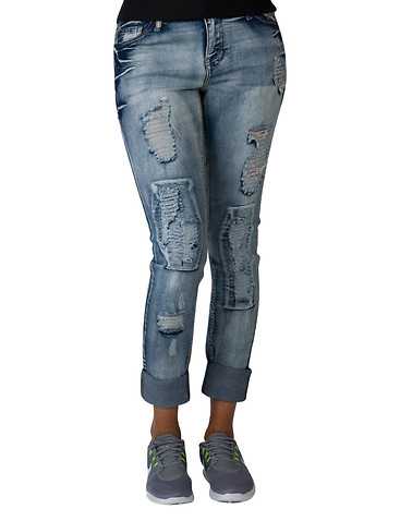 ESSENTIALS WOMENS Medium Blue Clothing / Jeans