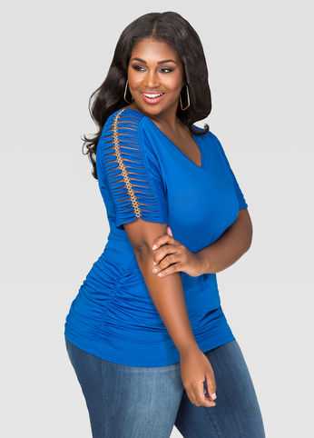 Strappy Chain Sleeve Top