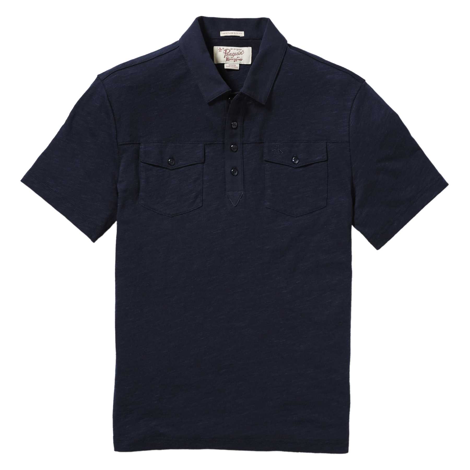 Original Penguin SLUB DOUBLE POCKET POLO