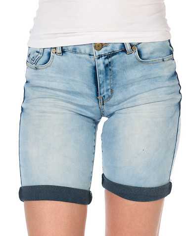 BOOM BOOM JEANS WOMENS Blue Clothing / Casual Shorts 1