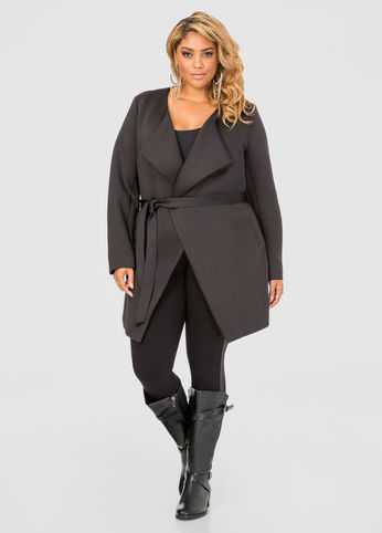Belted Neoprene Jacket