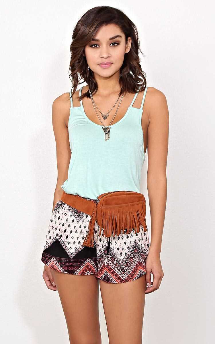 Double Crossed Knit Tank - LGE - Lt Green in Size Large by Styles For Less