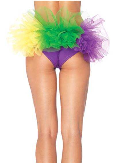 Multi Panty Tull Ruffle Back
