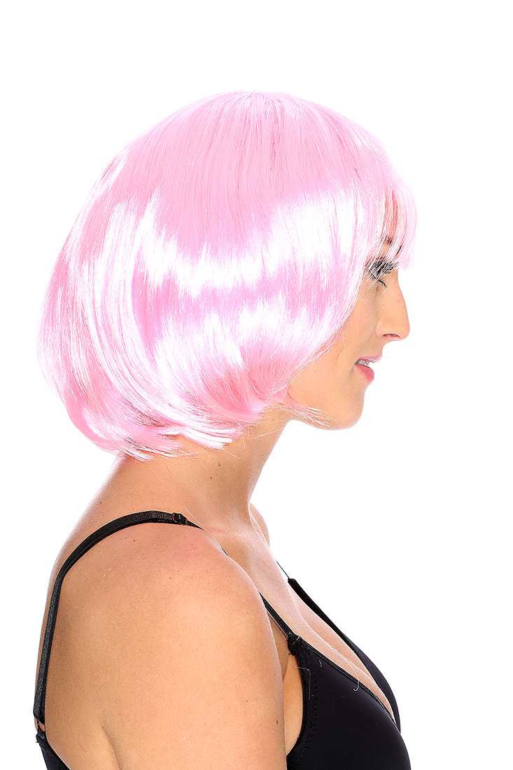 Pink Short Bob Wig