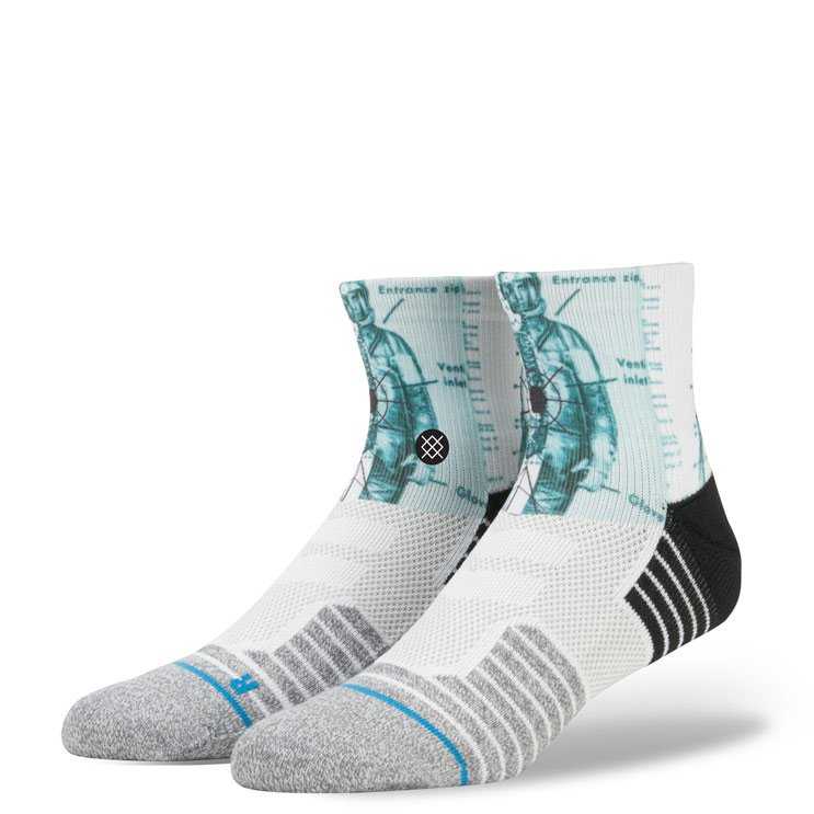 Stance Widstoe Qtr BLK L/XL FUSION ATHLETIC Socks