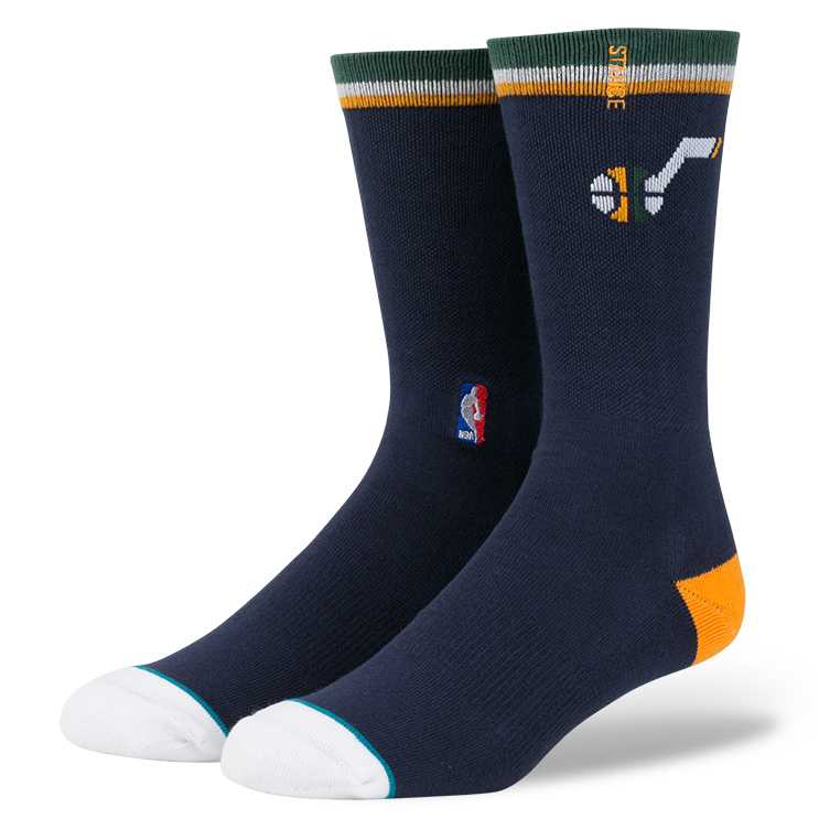 Stance Jazz Casual Logo NBA Casual Socks
