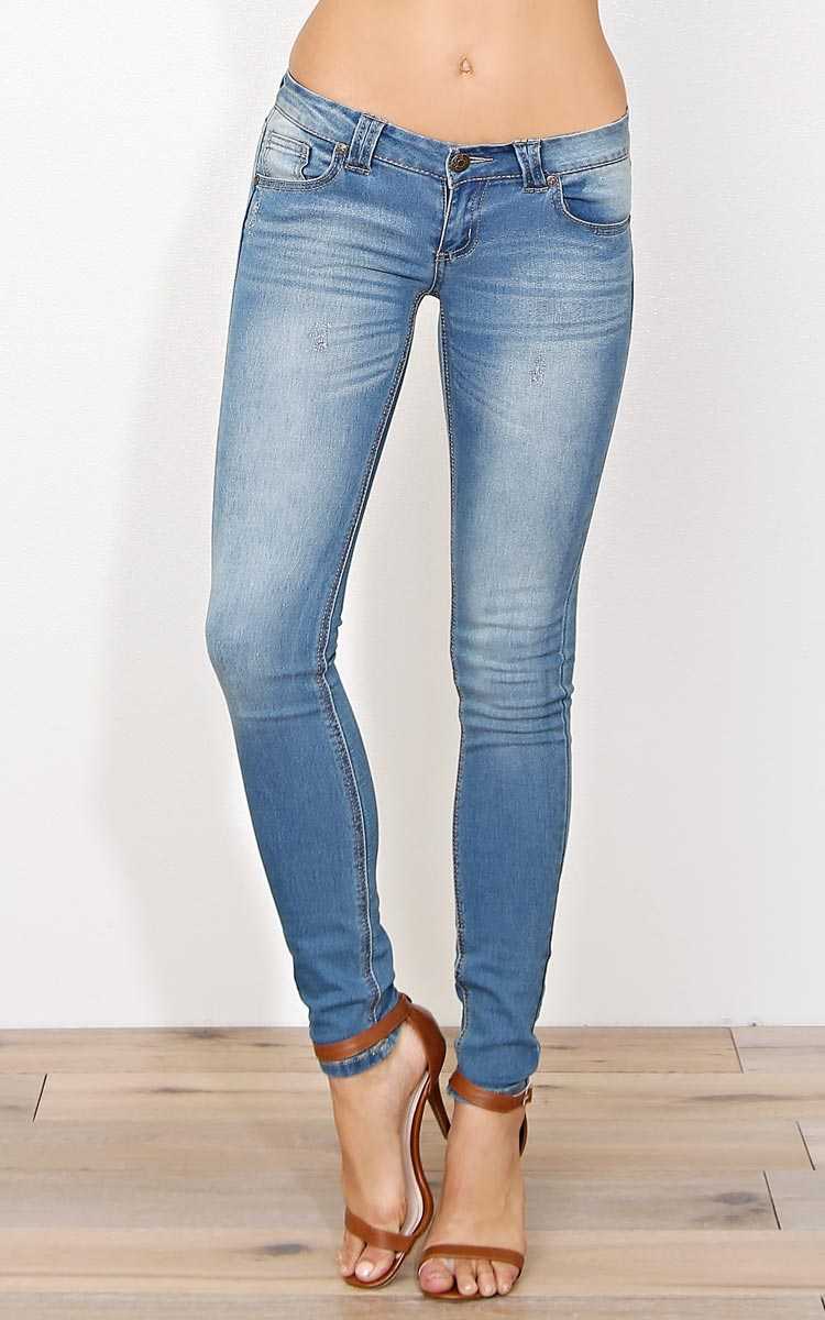 PARIS BLUES Cassidy Denim Skinny Jeans - Tinted Wash in Size by Styles For Less