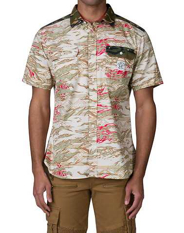 HUSTLE GANGENS Natural Clothing / Button Down Shirts