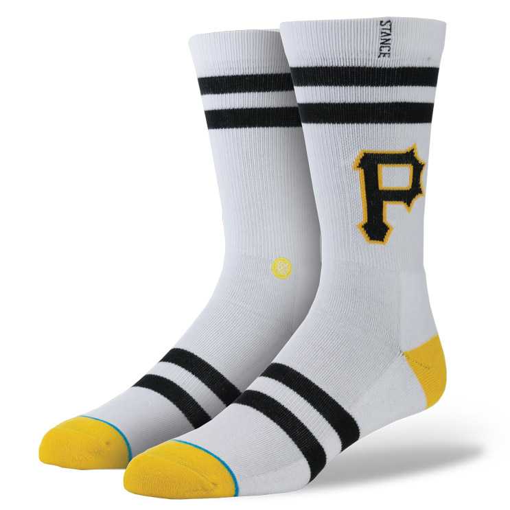 Stance Black And Yellow WHT L/XL MLB DIAMOND Socks