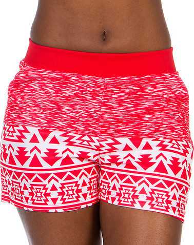 ESSENTIALS WOMENS Red Clothing / Athletic Shorts M