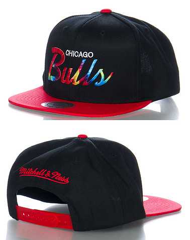 MITCHELL AND NESS MENS Black Accessories / Caps Snapback One Size