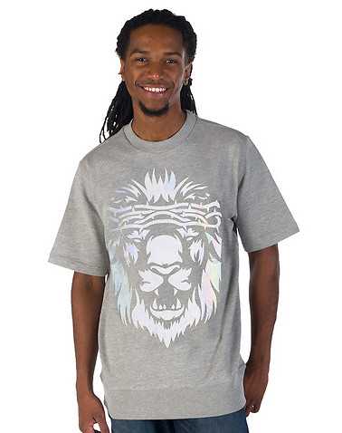 AURA GOLD MENS Grey Clothing / Tees and Polos S