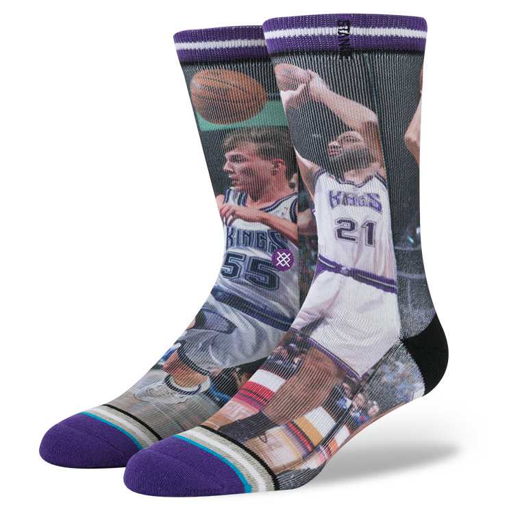 Stance Divac / Williams PUR L nba legends Socks