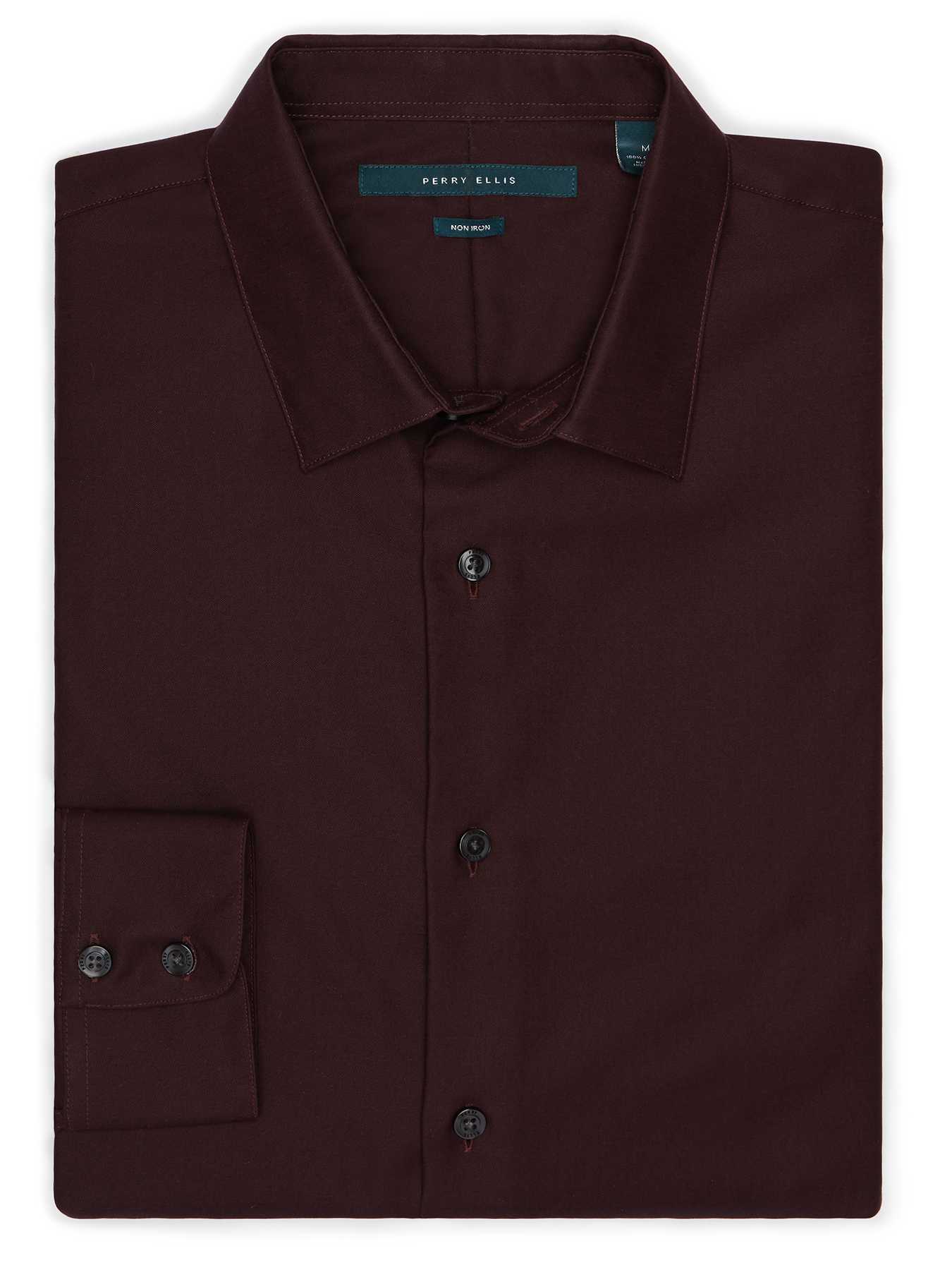 Perry Ellis Big and Tall Non-Iron Luxury Twill Shirt
