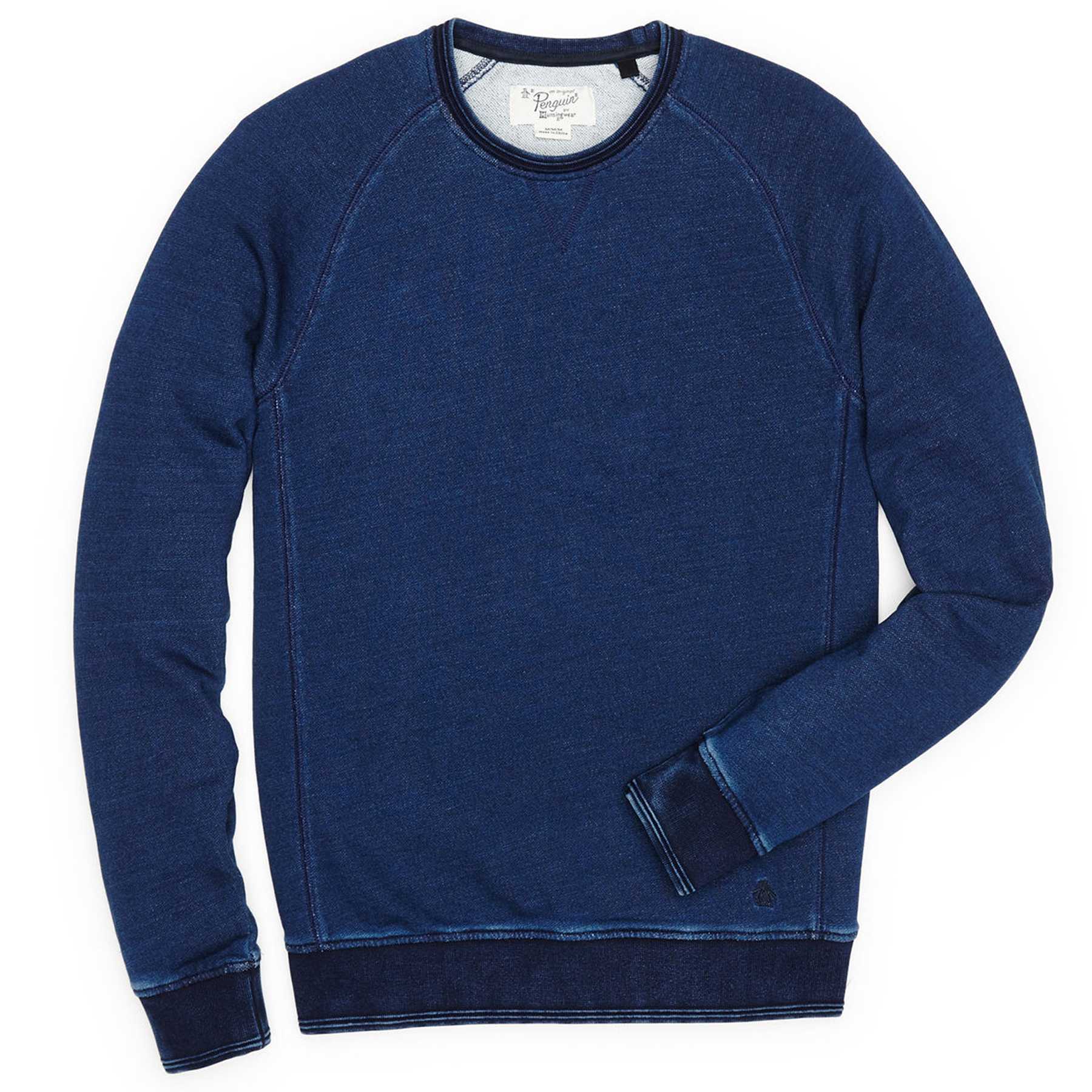 Original Penguin WASHED INDIGO SWEATER