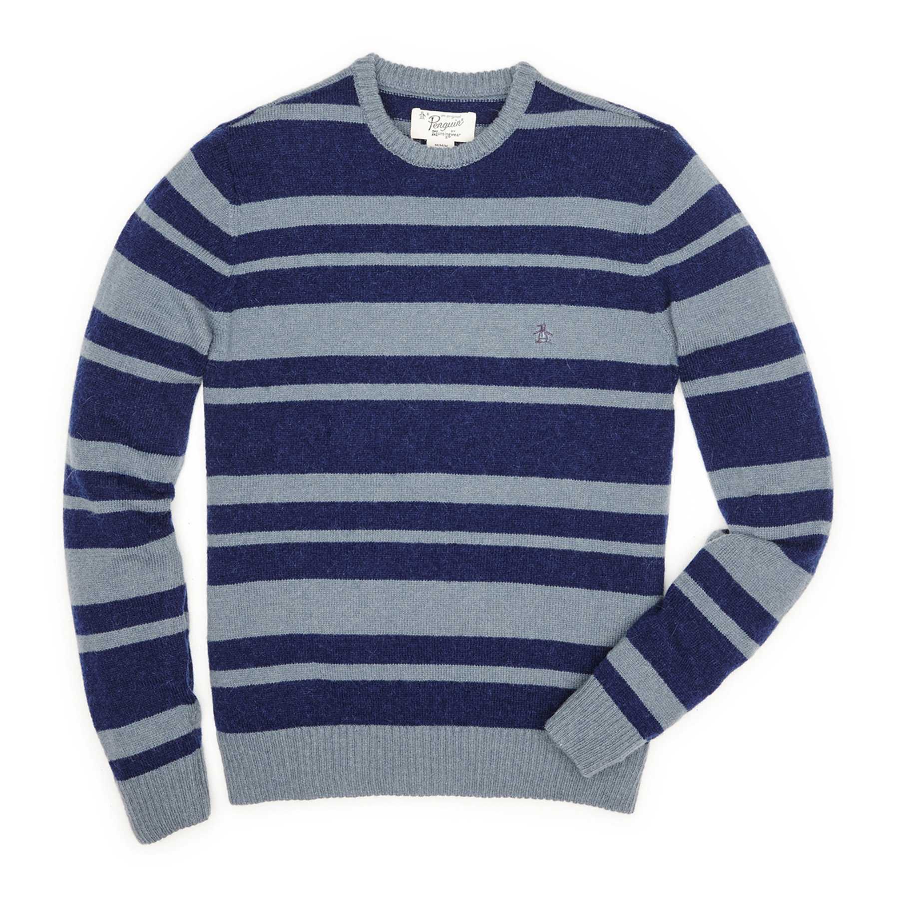 Original Penguin STRIPE CREW NECK SWEATER