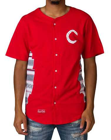 CROOKS AND CASTLESENS Red Clothing / Button Down Shirts