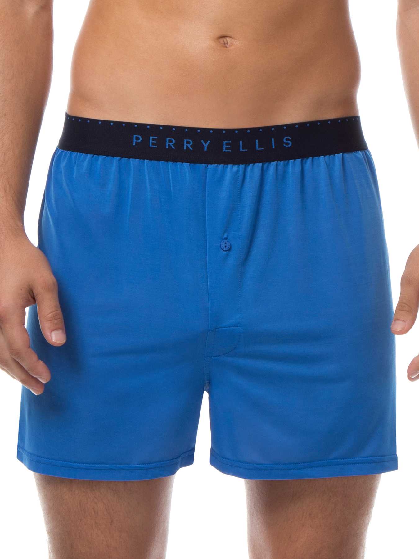 Perry Ellis Solid Luxe Boxer Short