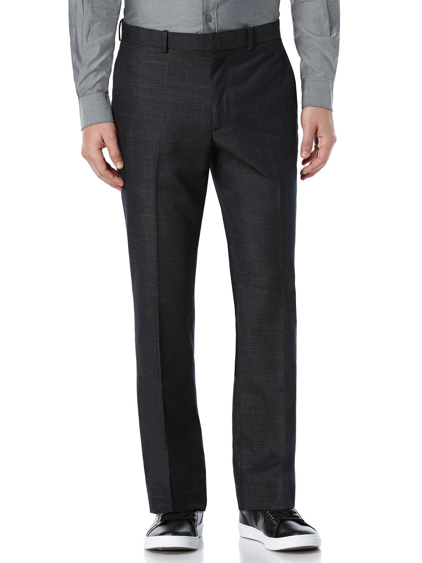 Perry Ellis Slim Fit Chambray Suit Pant