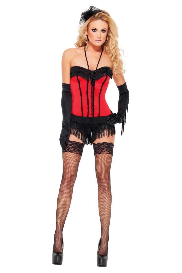 Red Dapper Flapper Sexy Costume