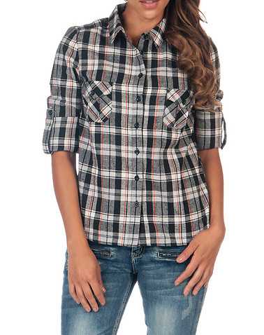 LOVE TREE WOMENS Black Clothing / Tops S