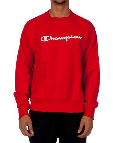 CHAMPION MENS Red Clothing / Sweatshirts L